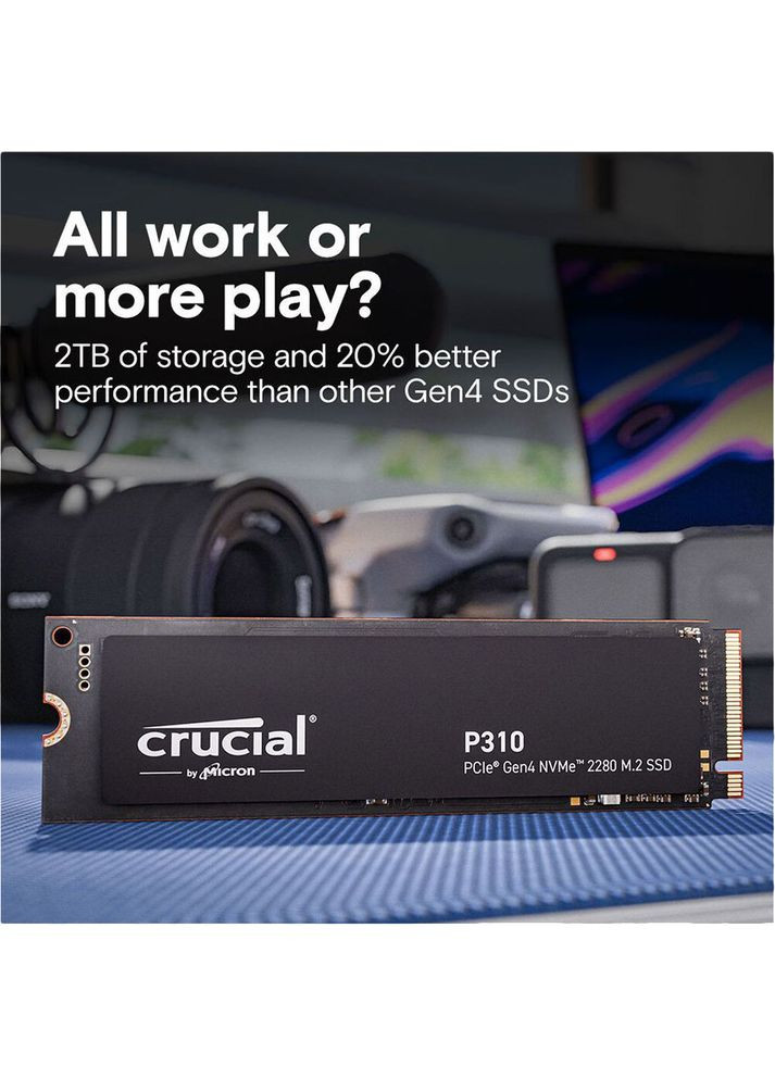 SSD накопитель M.2 2280 2TB P310 (CT2000P310SSD8) Micron (331863089)