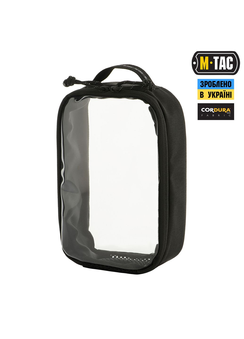 Органайзер утилітарний прозорий Elite Small (22х14 см) Black M-TAC (303262390)