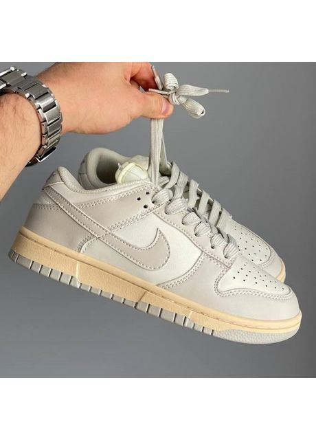Сірі Осінні кросівки чоловічі і жіночі nike sb dunk low grey fog | найк сб данк низькі сірі No Brand