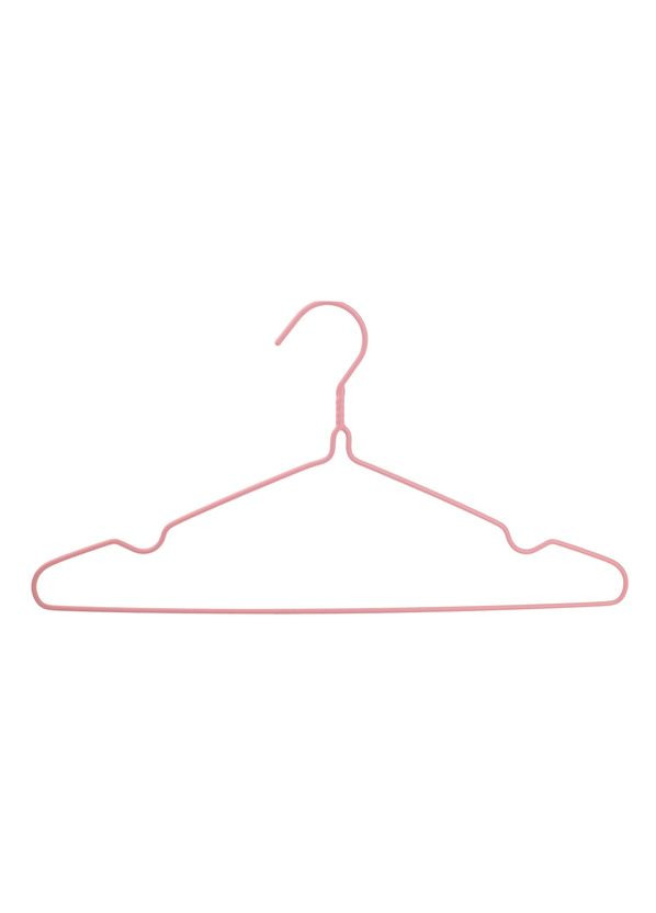 Набір вішалок для одягу 39.4х21х0.3 см 8 шт. Pink (6707233) IDEA HOME (280945378)