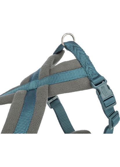 Шлея Premium туристична для собак S–M 40–70 см 20 мм синьо-зелена Trixie (331881415)