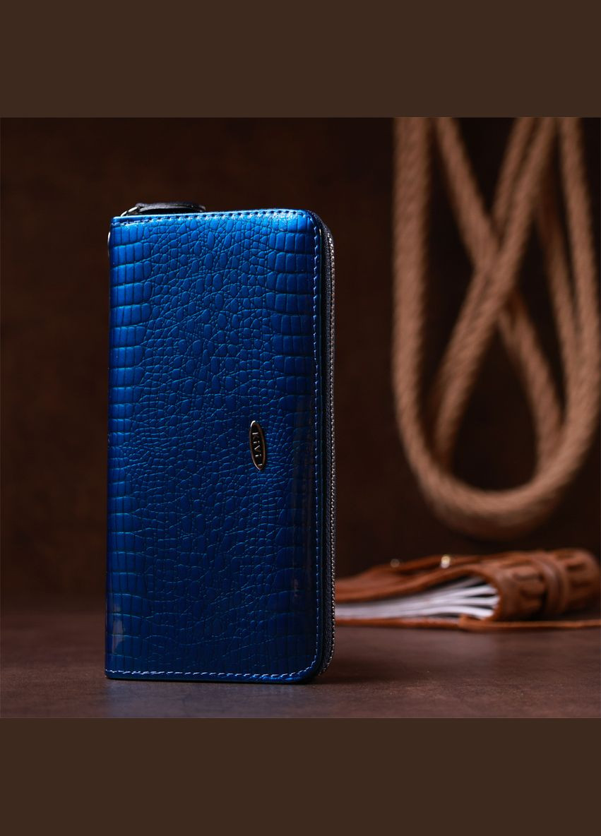 Жіночий гаманець на одну блискавку з екошкіри з монетницею 19028 KIVI (306882315)