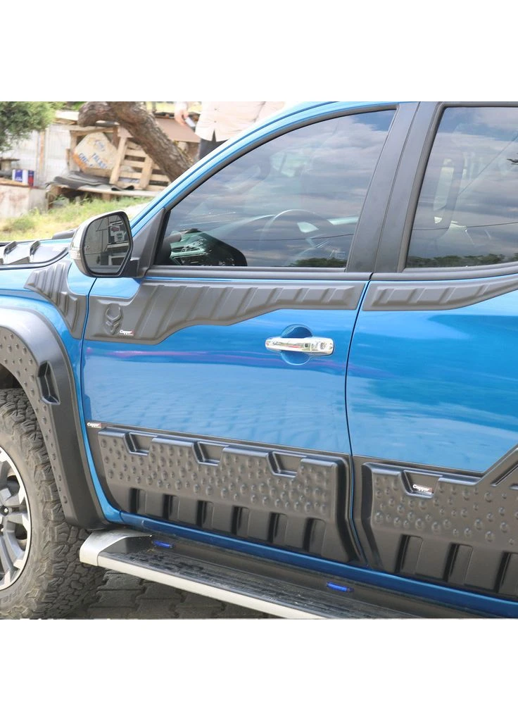 Верхні молдинги дверей 2019-2026 (6 шт, ) для Mitsubishi L200 рр ABS (392727531)