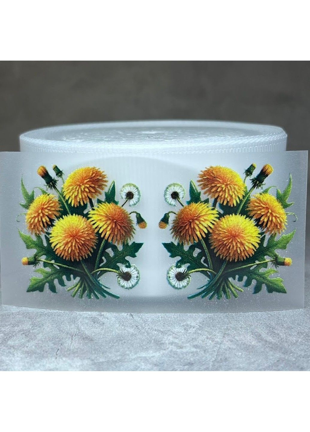 ТермоНаклейка - Букет Одуванчик, размер 3,5*3,5 см (одной наклейки), 1 пара No Brand (316702653)