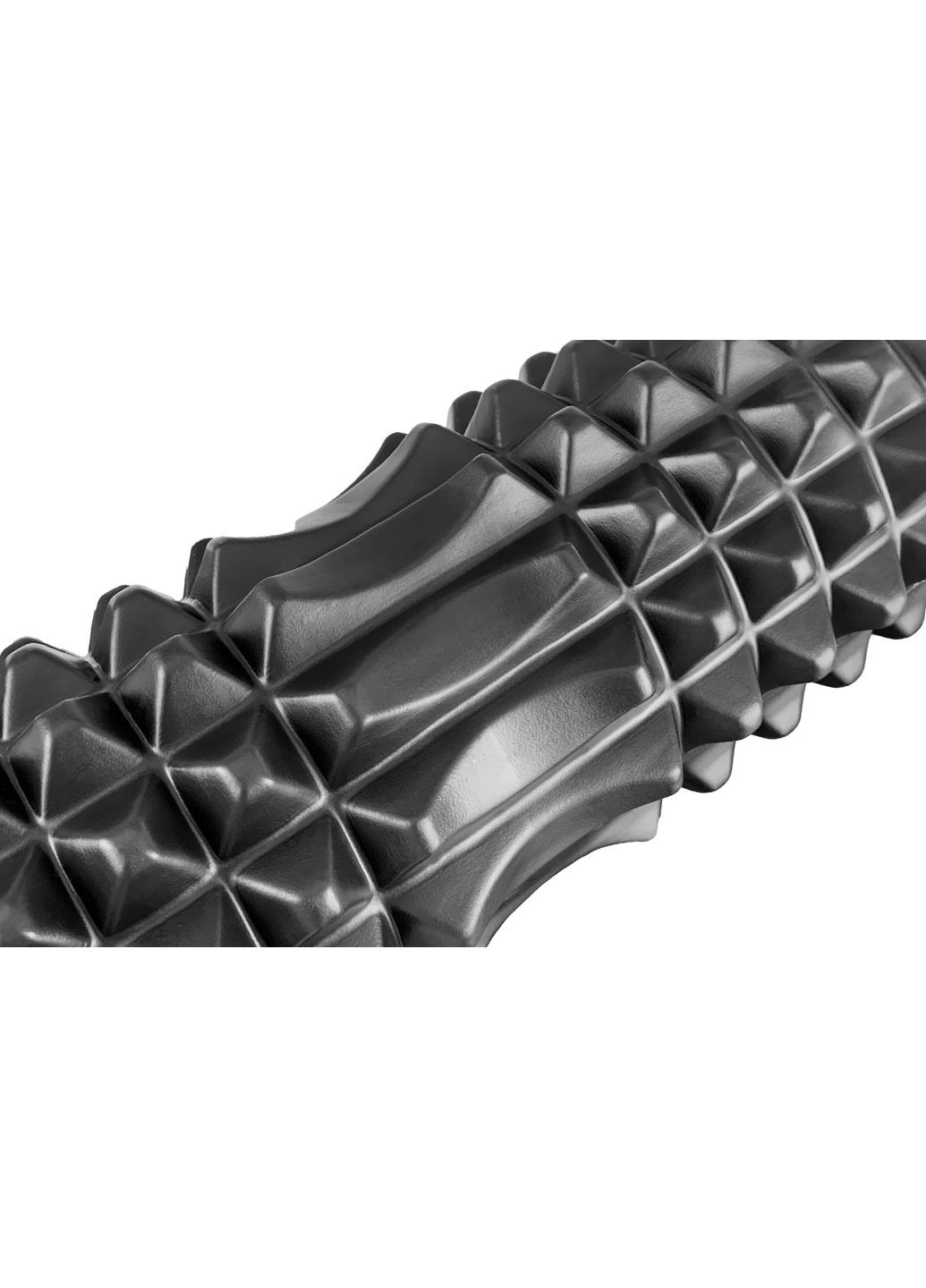 Массажный ролик Grid Roller 33 см v.1.2 с заглушками с двух сторон ( ) EasyFit (340273786)