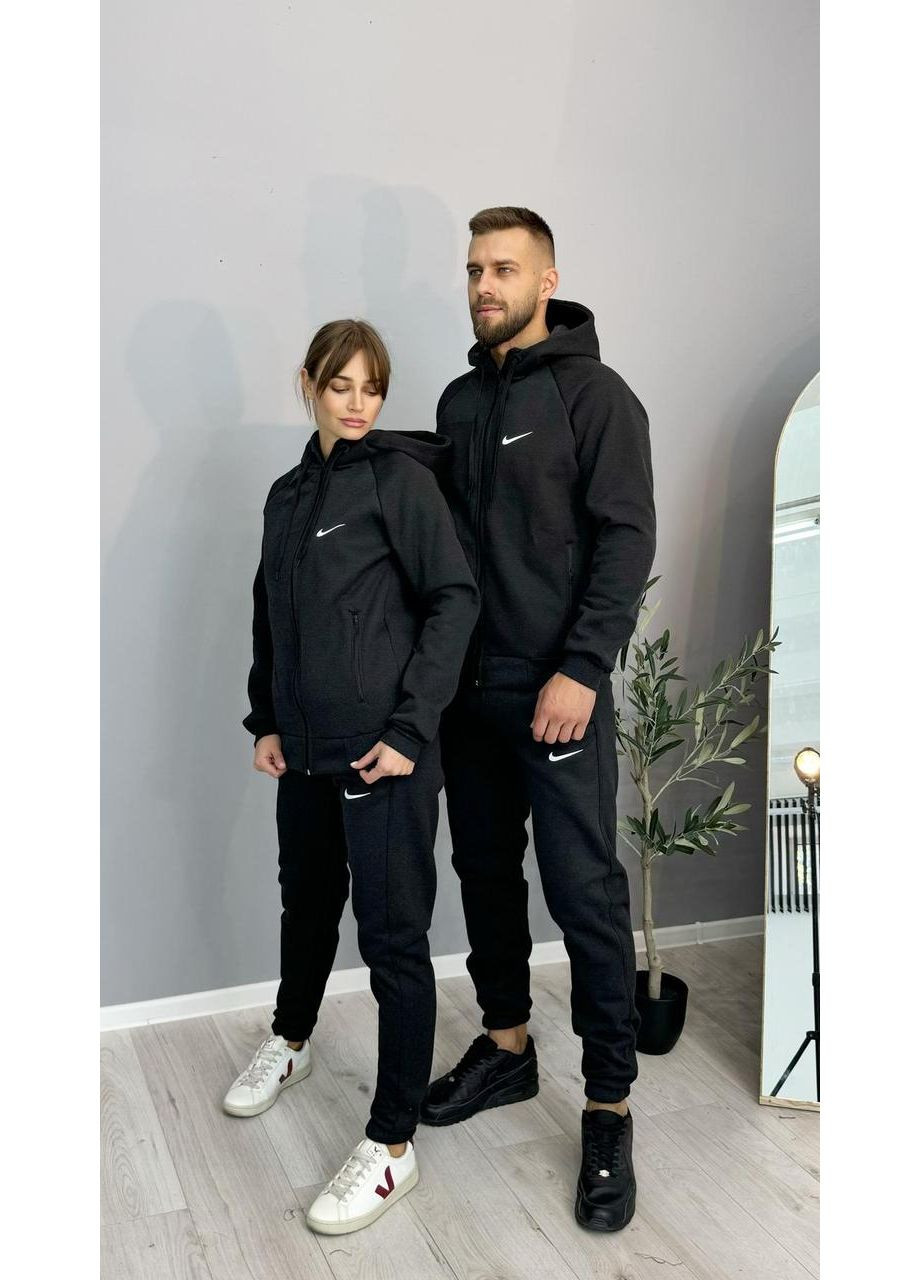 Спортивний костюм унісекс зима темно-сірий No Brand (370217979)