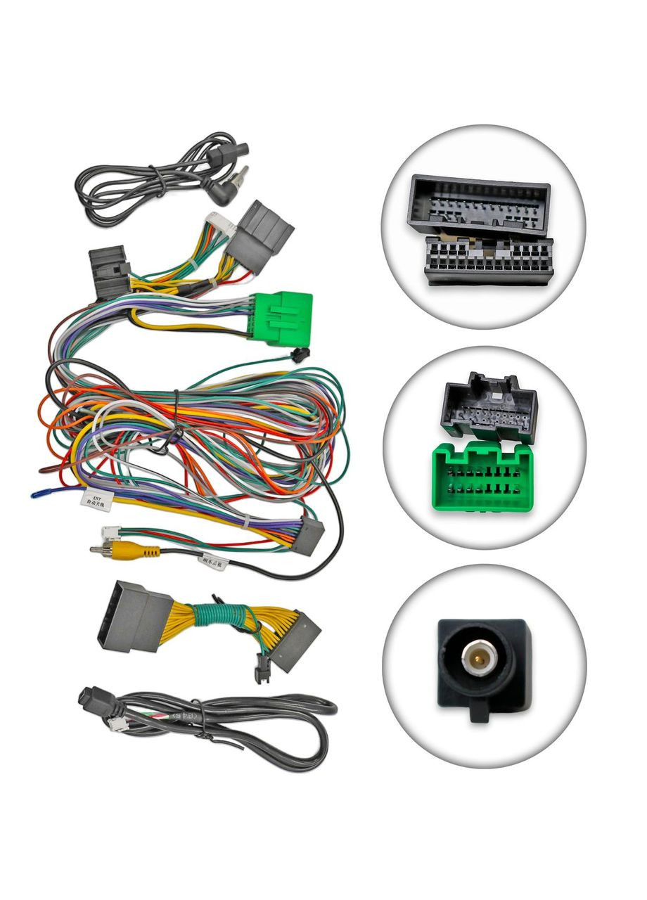 Переходник питания серии с адаптером CAN-BUS для Buick QBR-W BK-1029 (проволока) QIV (346501058)