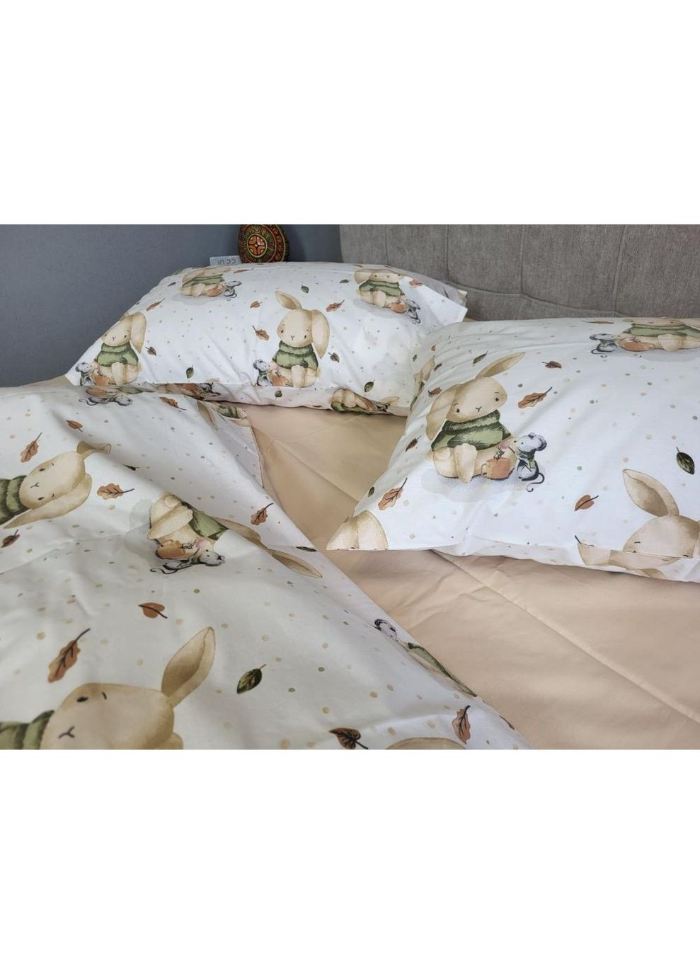 Постільна білизна Малята, ранфорс Евро розмір, наволочки 70/70 No Brand (364220141)