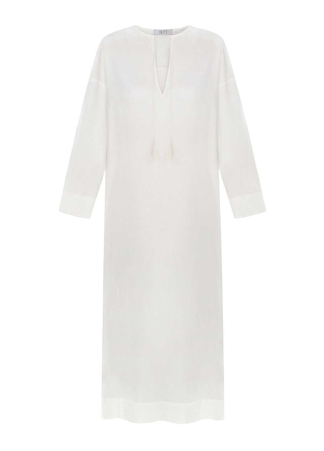 Белое платье мазанка PODYH