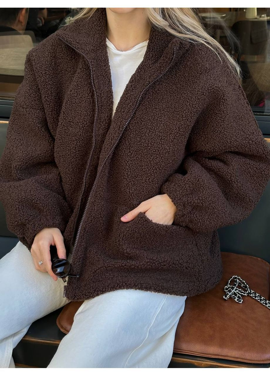 Коричнева демісезонна куртка Україна UMButik