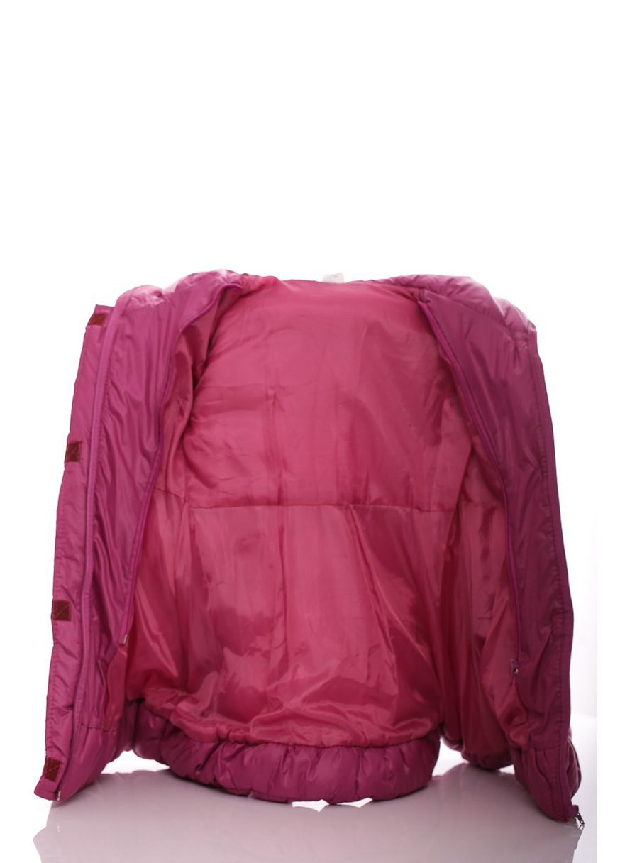 Розовое зимнее Плащ для девочки на синтепоне темно-розовый 92 см (29971) BABYKROHA