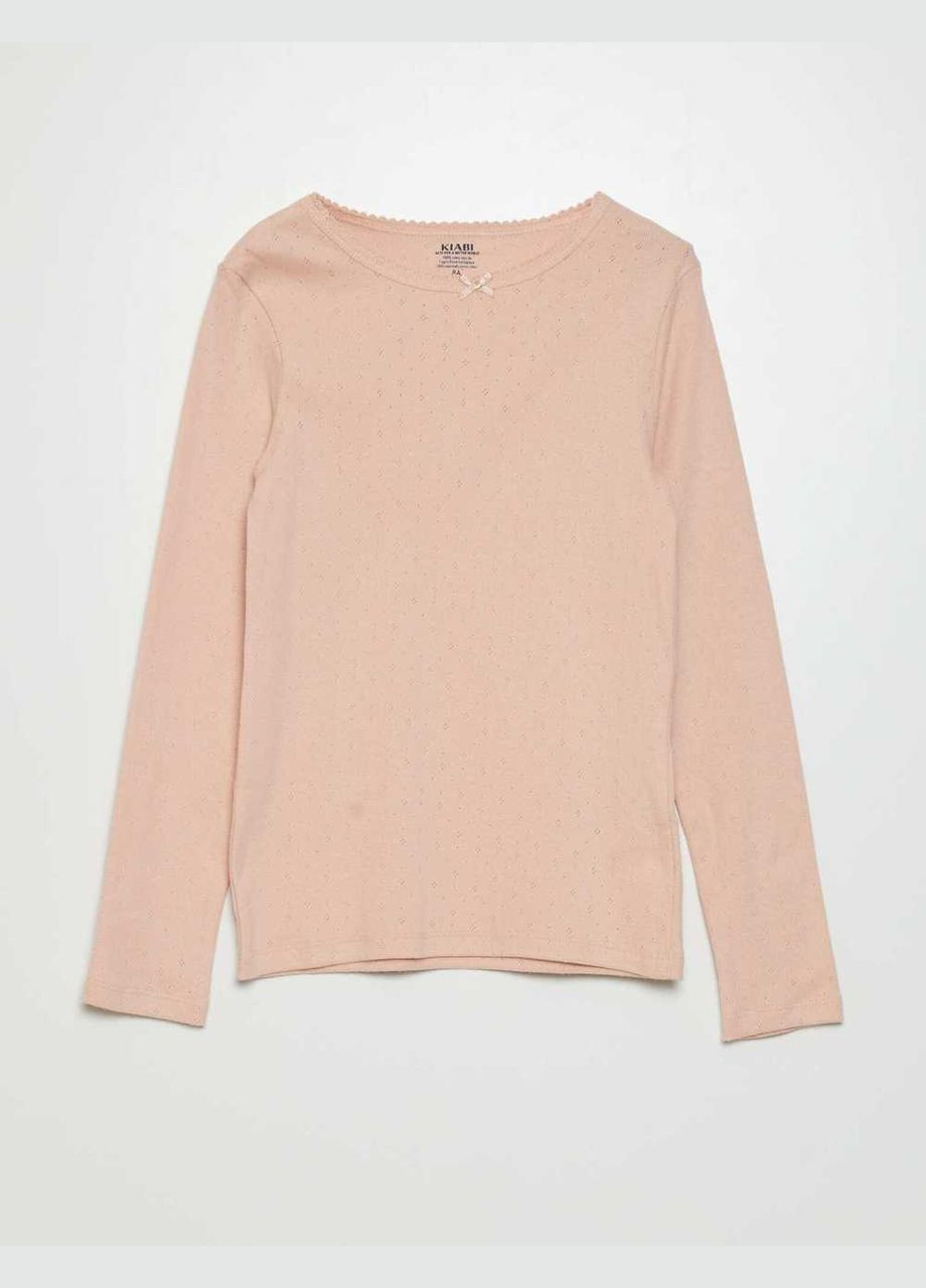 Лонгслів,світло-рожевий-бежевий, Kiabi (314807599)