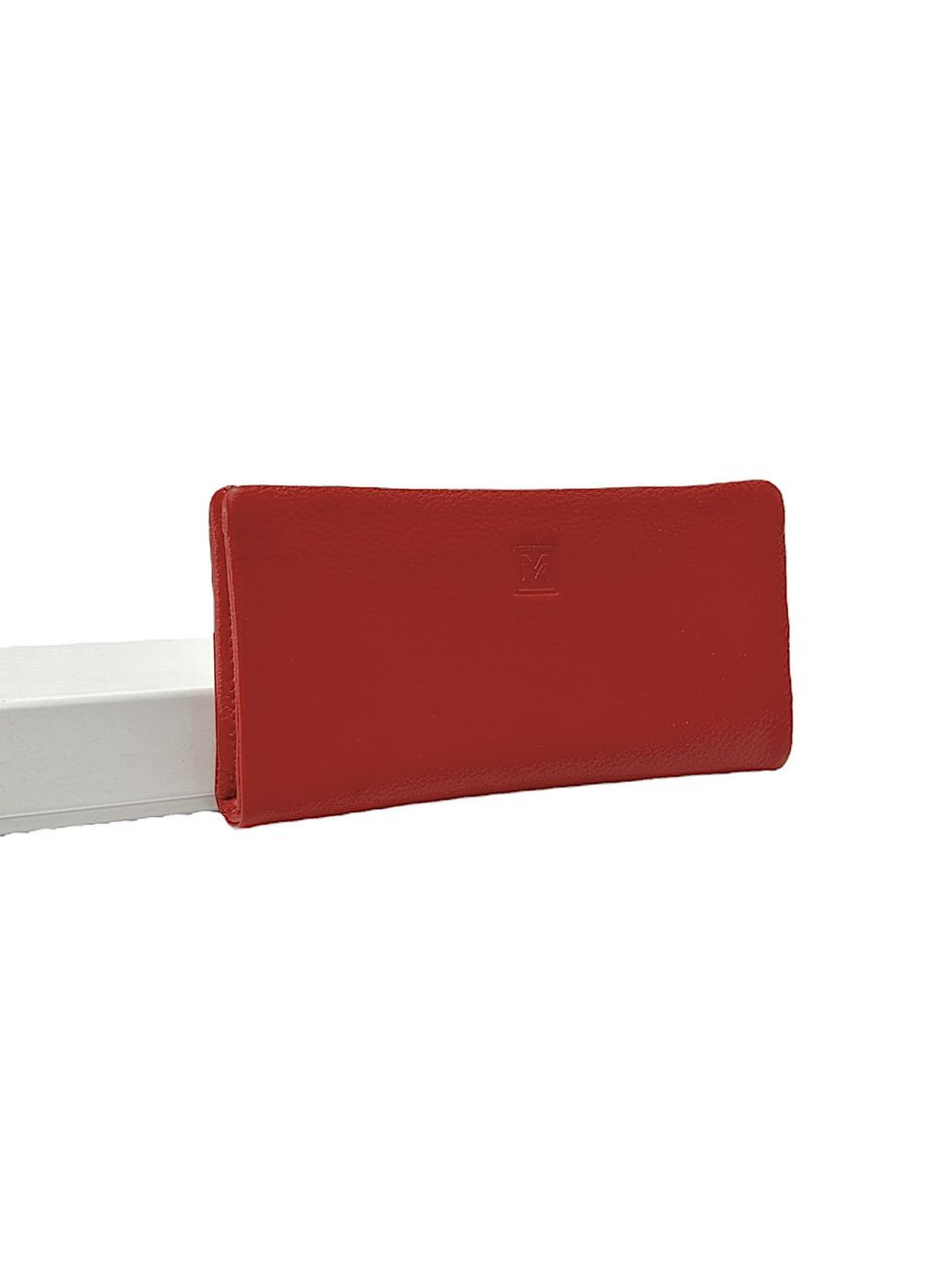 Жіночий гаманець з натуральної шкіри 3899 червоний 19 х 10 х 2.5 Vermari (367264060)