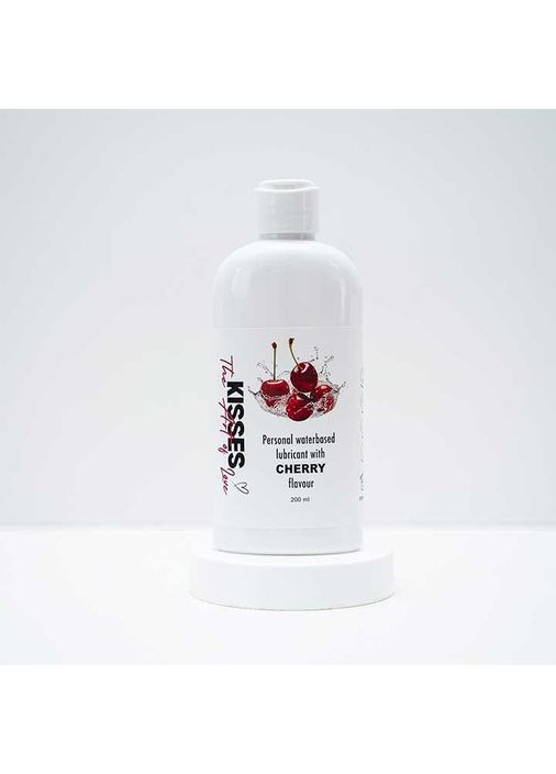 Лубрикант на водной основе Kisses Вишня 200 мл. – Интимная смазка No Brand (368893203)