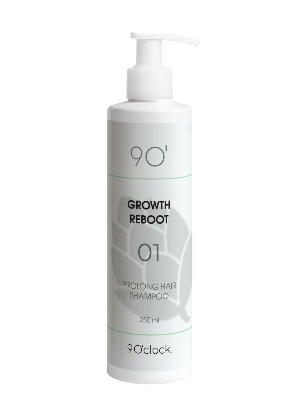 Шампунь для роста и восстановления волос . GROWTH REBOOT Shampoo, 250 мл. 9 O'clock (365062177)