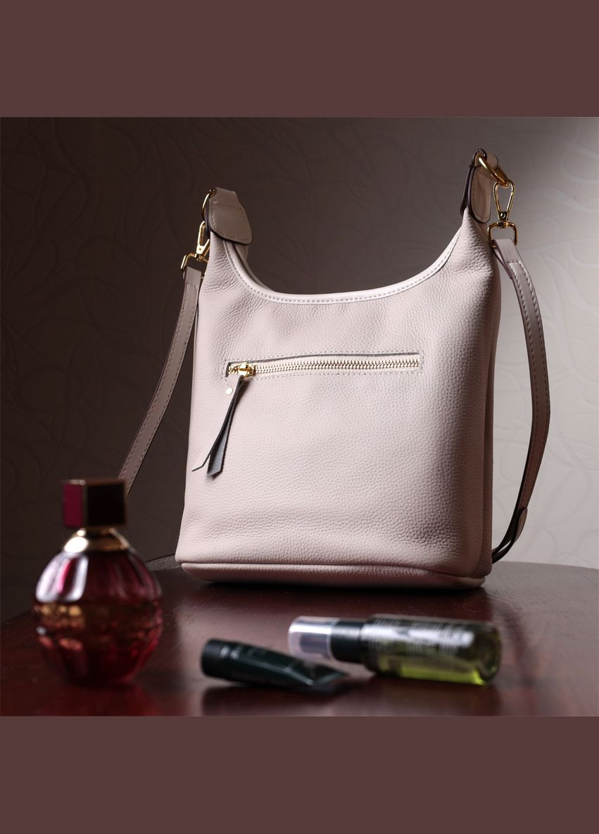 Сумка жіноча шкіряна через плече 22628 Біла Vintage (302008141)