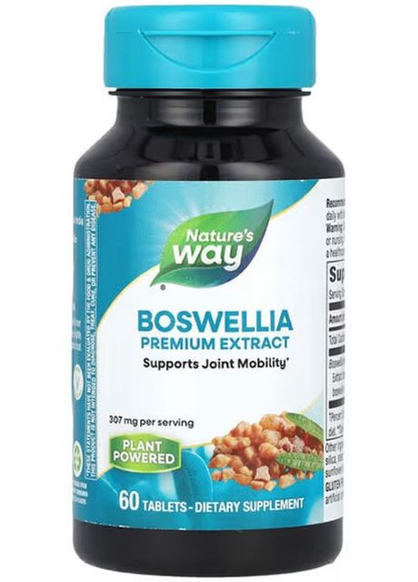Босвелія Boswellia 307 мг 60 веганських таблеток Nature's Way (357342882)