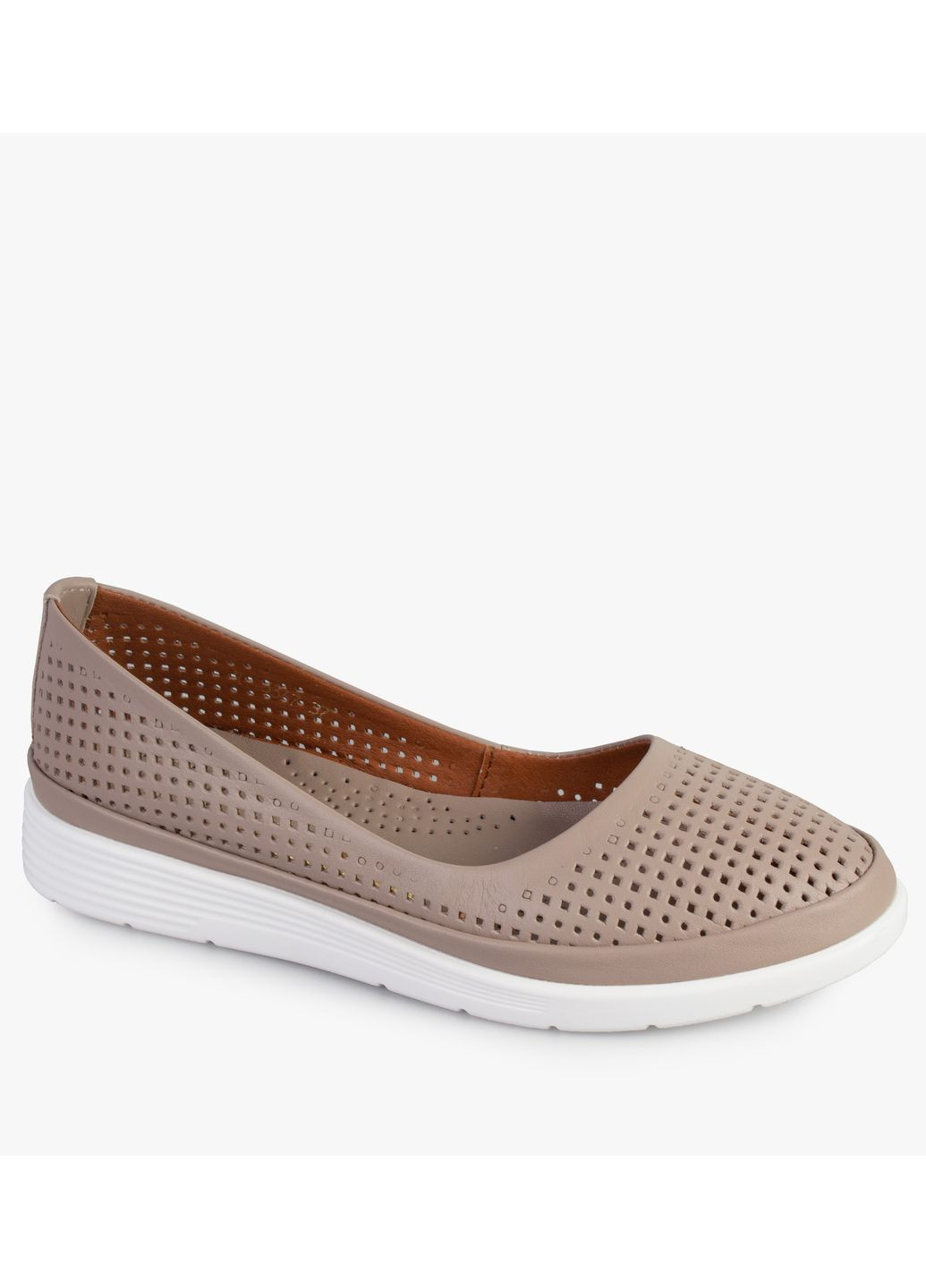 Женские балетки женские бренда 8200643_(2) ModaMilano | коричневые натуральная кожа (329405461)