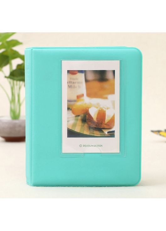 Фотоальбом для Instax Mini 12/11/40/70/90/99/EVO/Link/Liplay Polaroid 300/Z2300 бирюзовый Fujifilm (361784802)