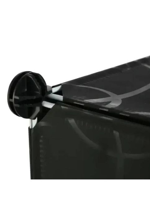 Складна шафа для взуття тумба органайзер пластиковий MP A1-4 на 4 секції модульна переносна No Brand (360531919)