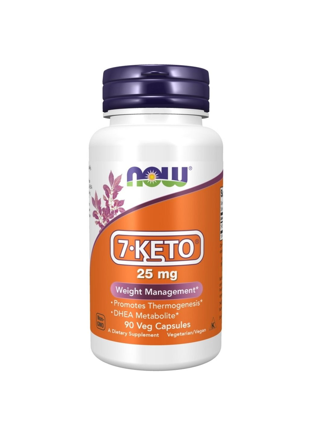 Стимулятор тестостерону 7-Keto 25 mg, 90 вегакапсул Now (293482892)