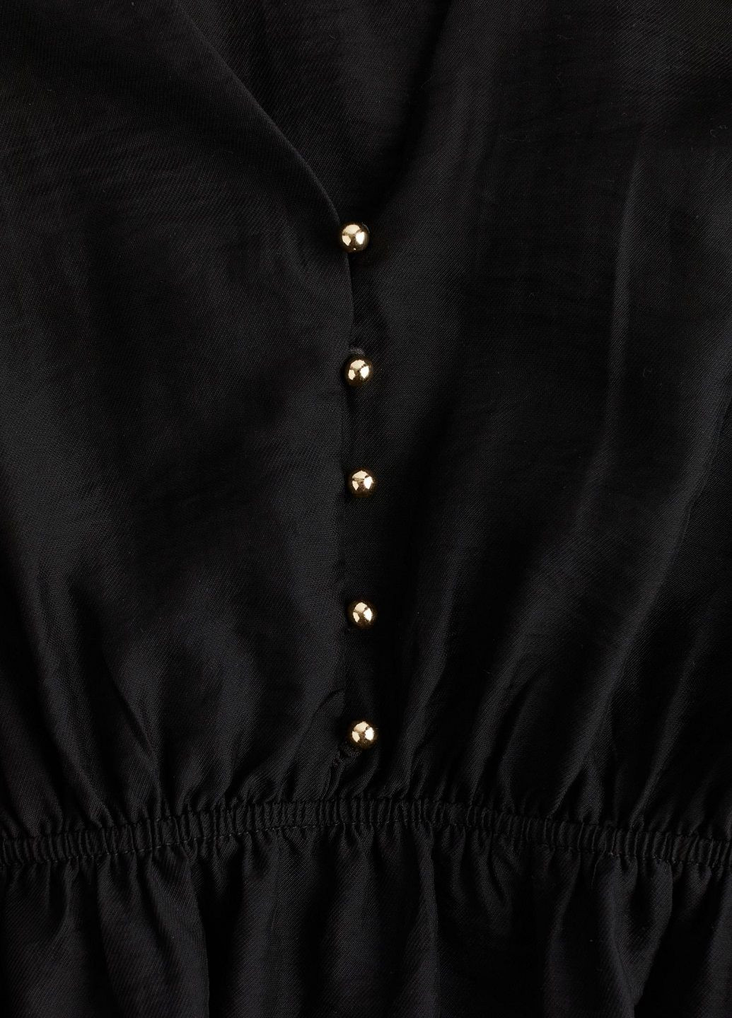 Чорна кежуал сукня H&M з квітковим принтом