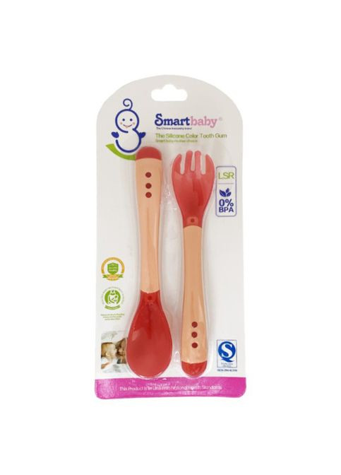 Детский набор Ложка+вилка "Хамелеон" Mega Zayka MGZ-0104(Orange) Megazayka (302713515)