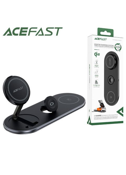 Беспроводное зарядное устройство для E19 Qi2 3in1 gray Acefast (346512407)
