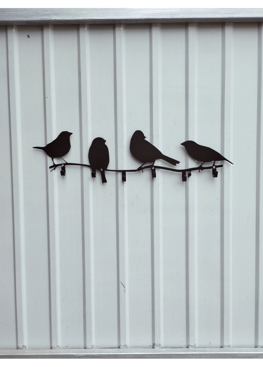 Вешалка для одежды из металла "Птицы на ветке" No Brand (368896799)