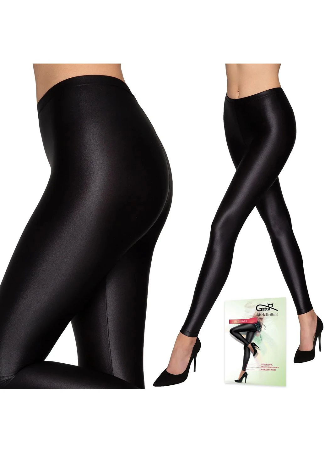 Жіночі легінси black brillant leggings Gatta (315875305)