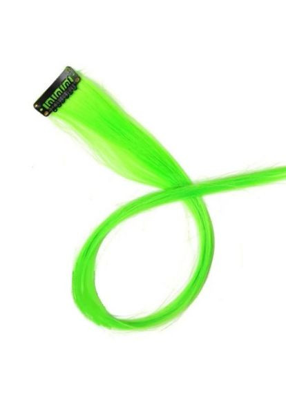 Волосся на шпильках 50 см, салатовий No Brand (334884432)