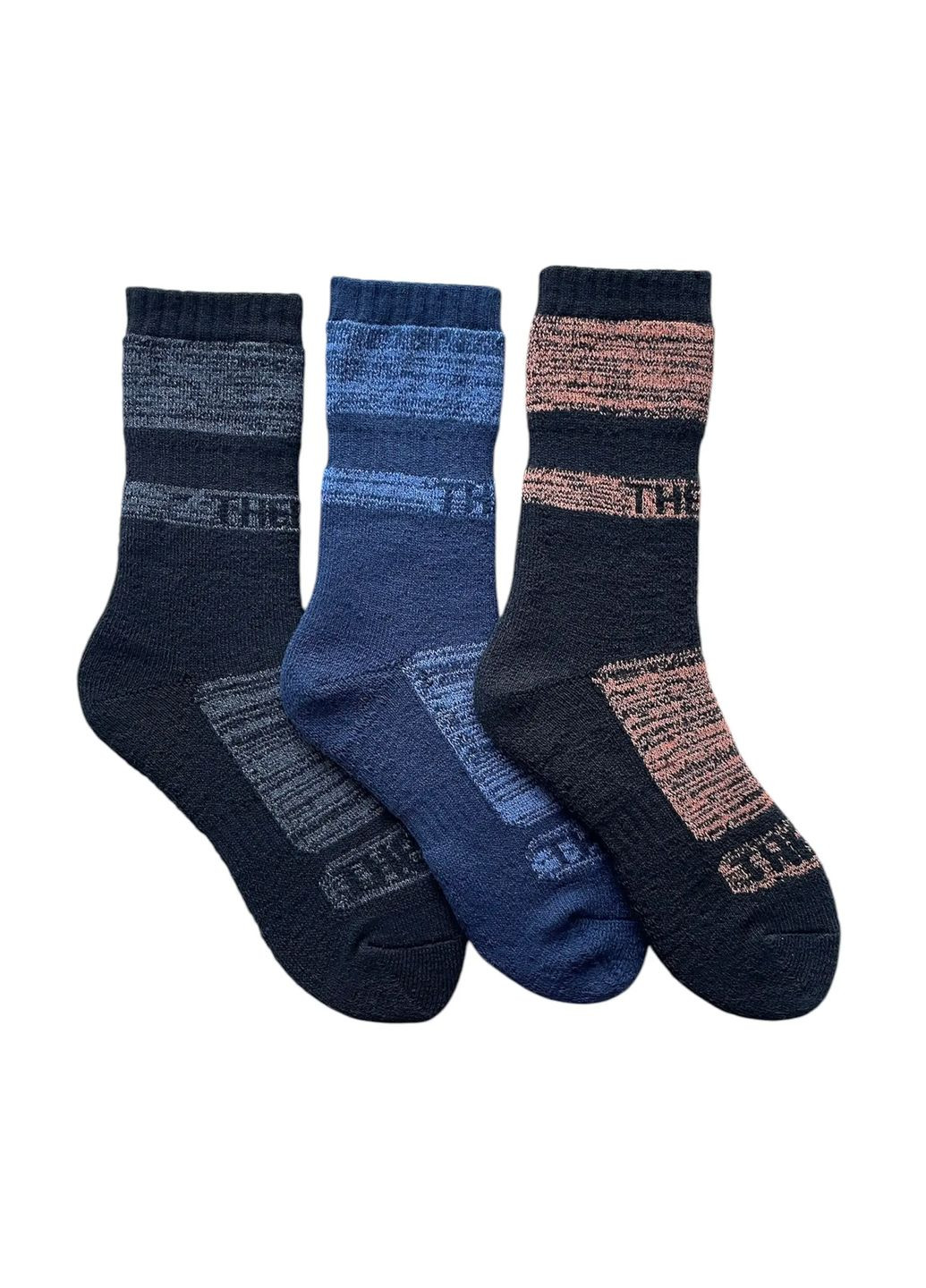 Білі набір жіночих зимових шкарпеток "термо" 3 пари 221003 moi FAINI (315493456)