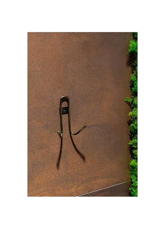 Вішак настінний на 2 гачки, античне золото, AWD02091712 AWD Interior (302672517)