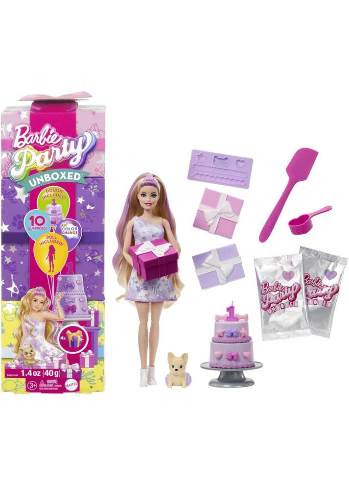 Лялька ігрова Вечірка-сюрприз у фіолетових тонах JFG70 29.5 см No Brand (370021493)