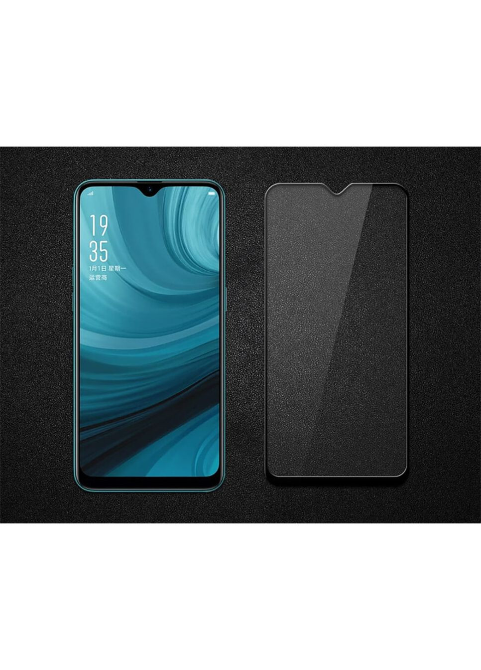 Защитное 6D Full Glue Стекло для OPPO A9 2020 Black Rinbo (361903186)