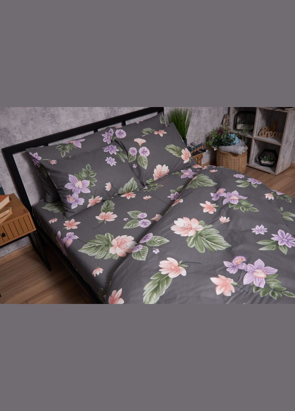 Комплект постельного белья Бязь Gold Люкс семейный 143х210х2 наволочки 2х50х70 (MS-820003106) Moon&Star Gerbera (288535904)