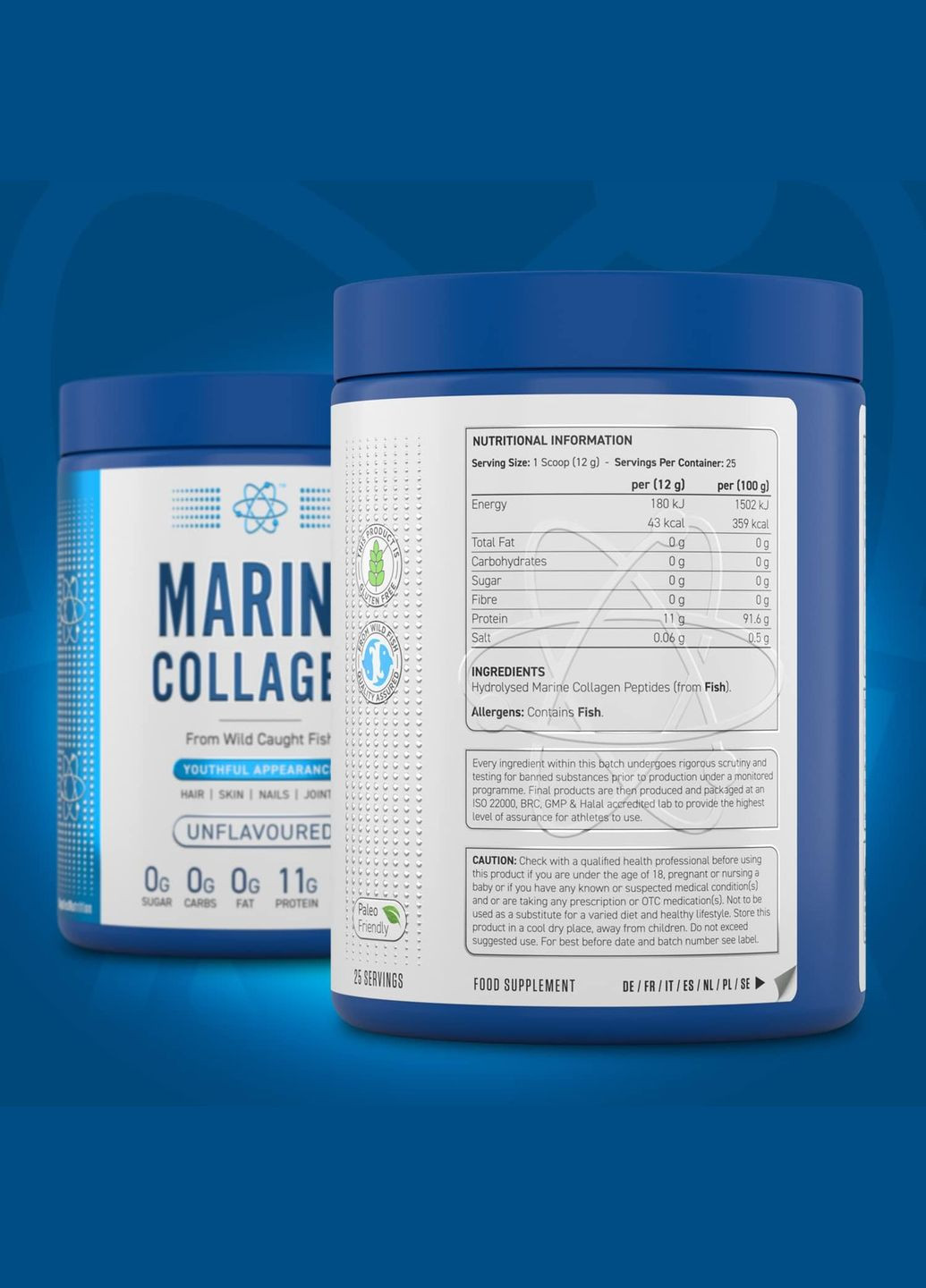 Морський колаген MARINE COLLAGEN 300G (UNF) Applied Nutrition (297964508)