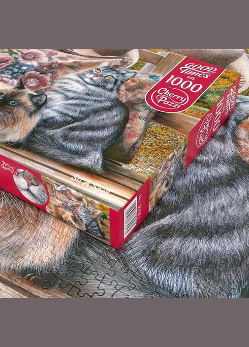 Пазл Котячі посидіньки 1000 елементів CherryPazzi Cherry Pazzi (321966136)
