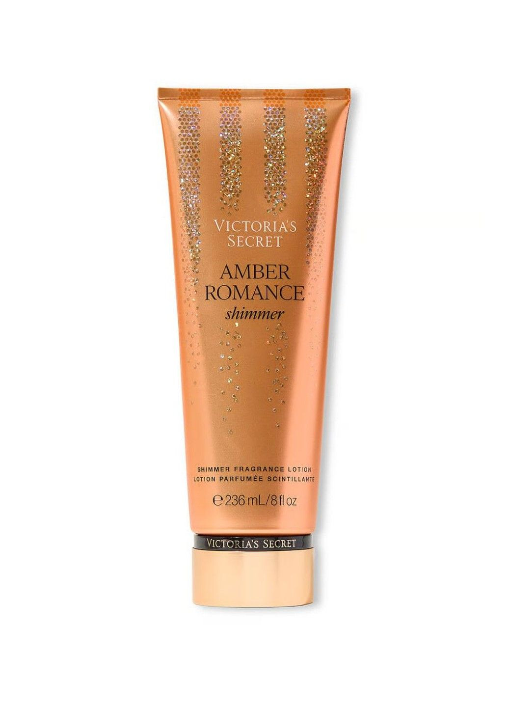 Amber Romance Shimmer - парфюмированный лосьон для тела с шиммером 236 мл Victoria's Secret (361639061)