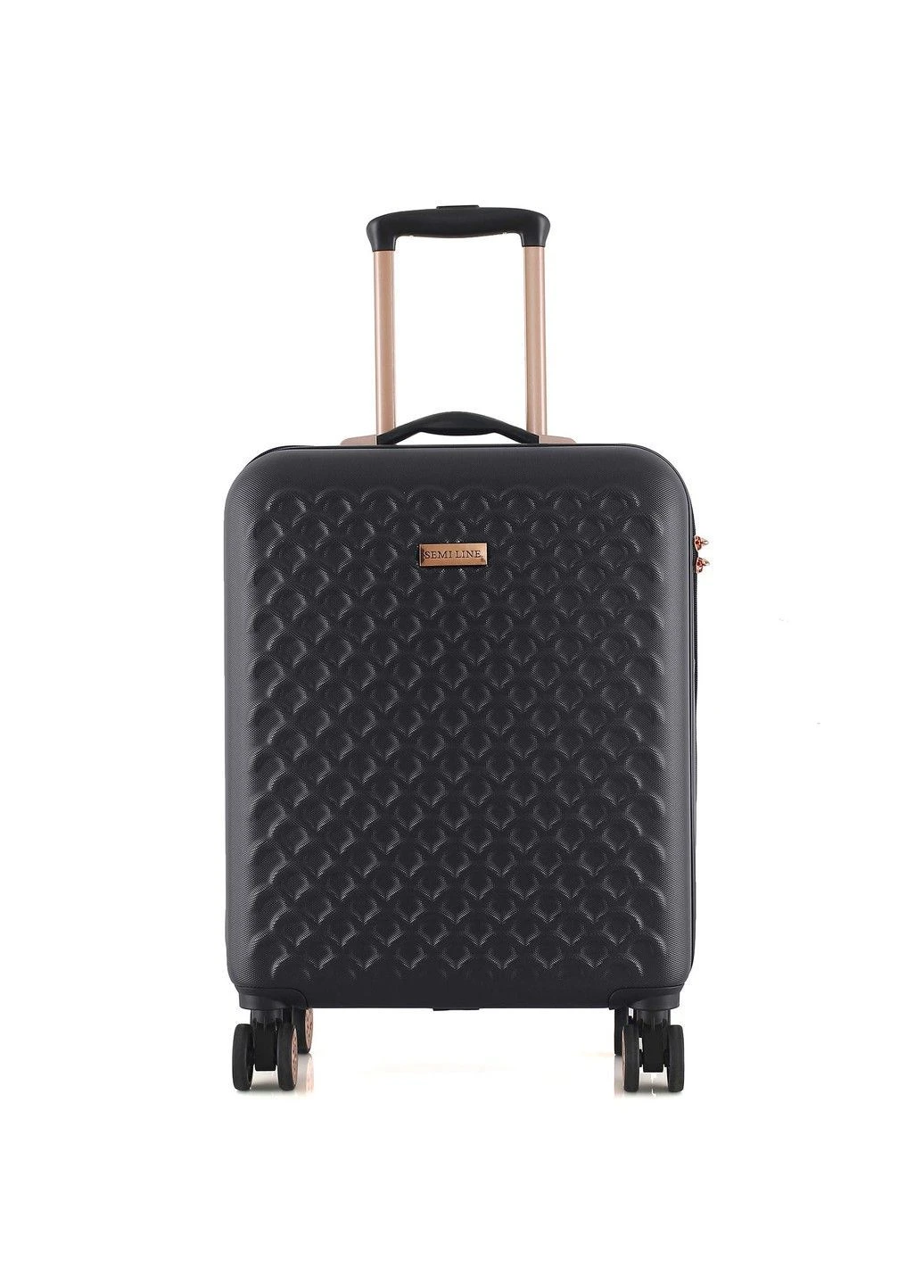 Валіза 20" (S) Black (T5718-1) Semi Line (393641773)