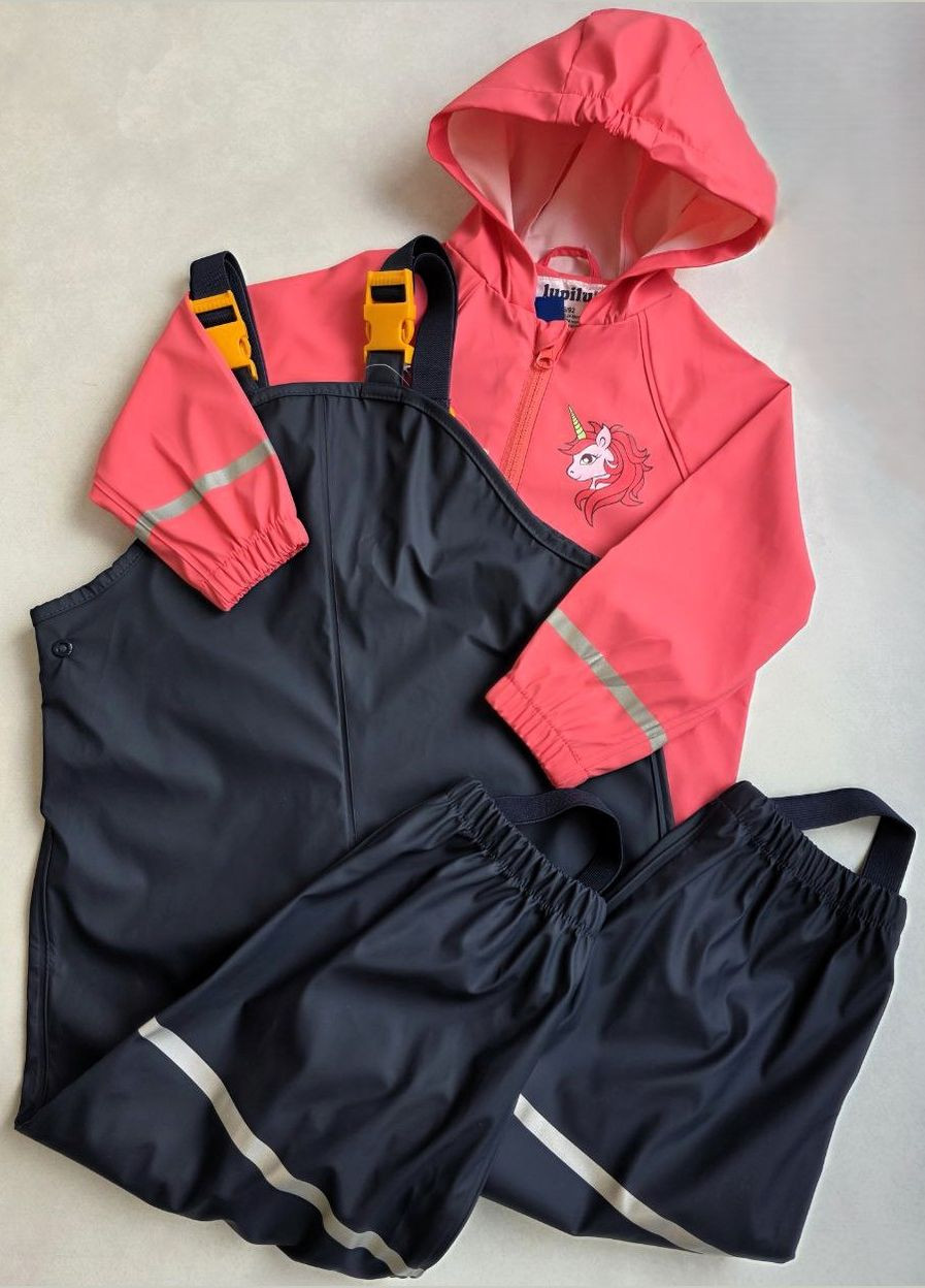 Дождевик детский костюм без утепления грязепруф Lupilu Куртка та Напівкомбінезон (341526665)