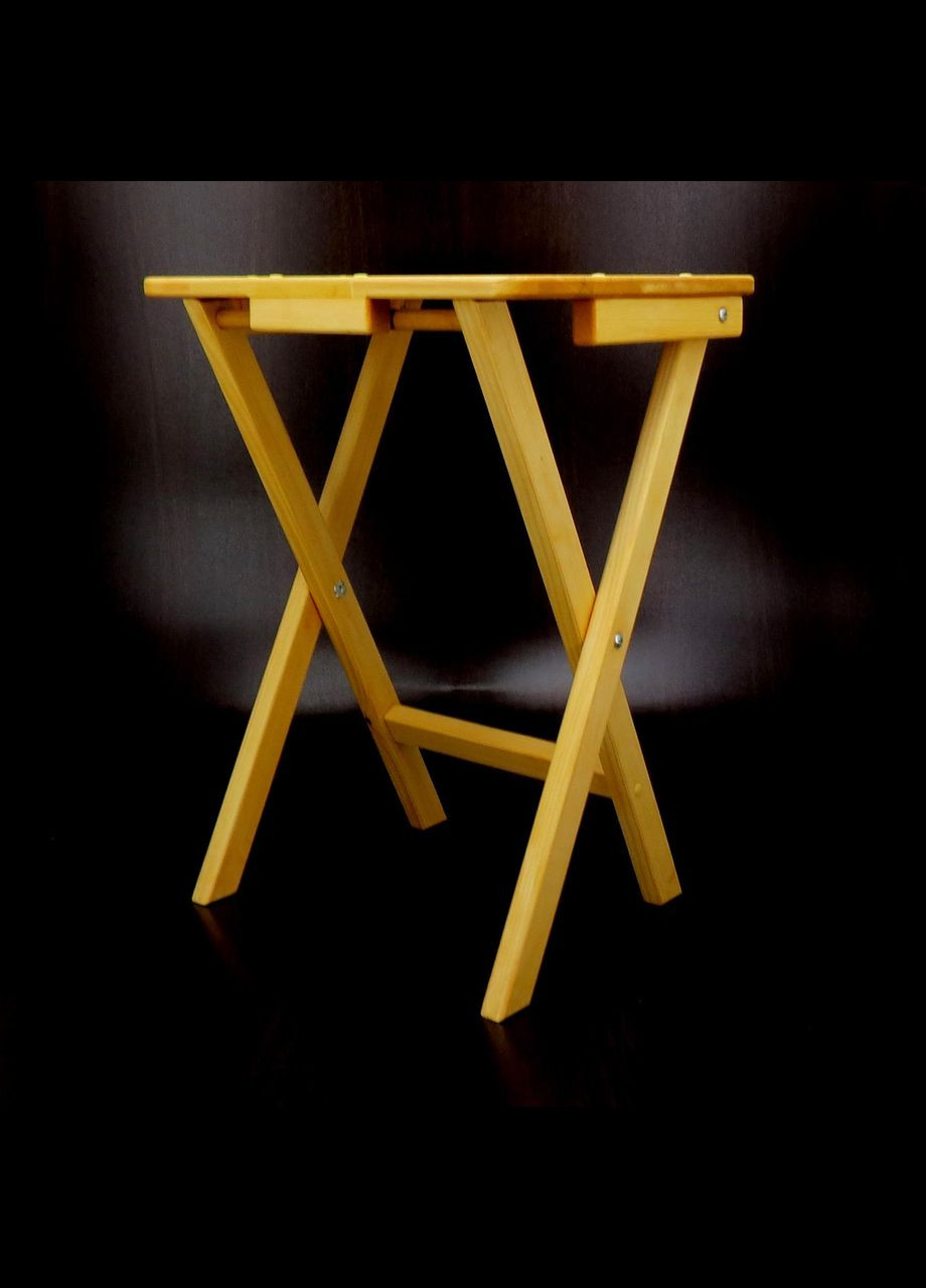 Столик раскладной из дерева Дарлинг карри (СУН-000103) No Brand (328960356)