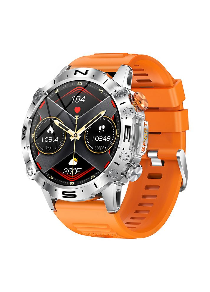 Умные часы Combat Silver Orange электронный спортивный, сasual Modfit (341675515)