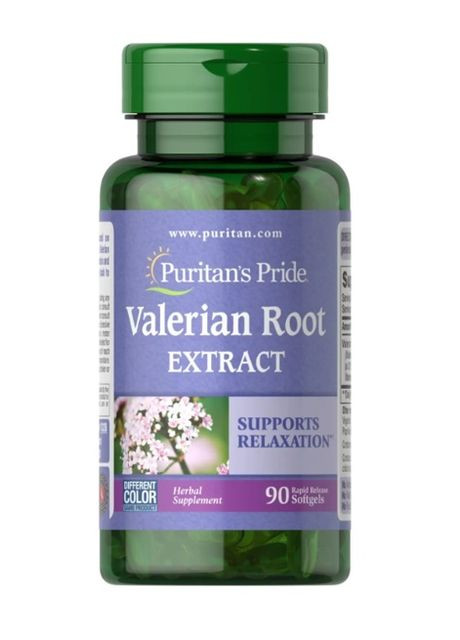 Валеріана Puritan's Valerian Root Extract 1000 mg 90 softgels Pride (278597968)
