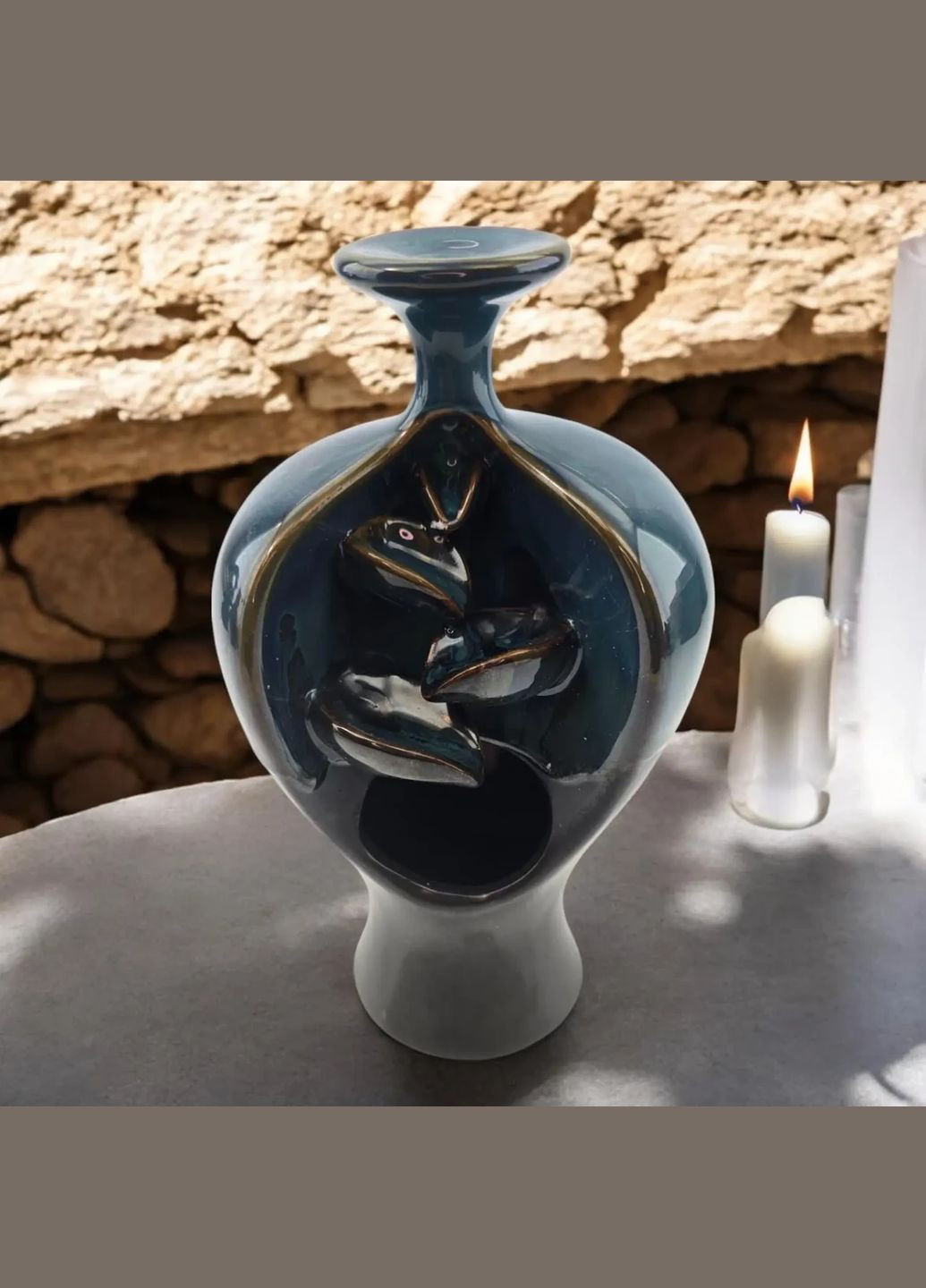 Підставка для пахощів Back Flow "Танцювальний дим" (18х10х10 см) No Brand (316718902)