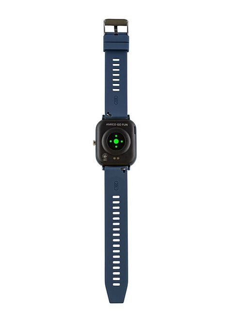 Умные часы с тонометром GO FUN Pulseoximeter and Tonometer Синие Amico (279826771)