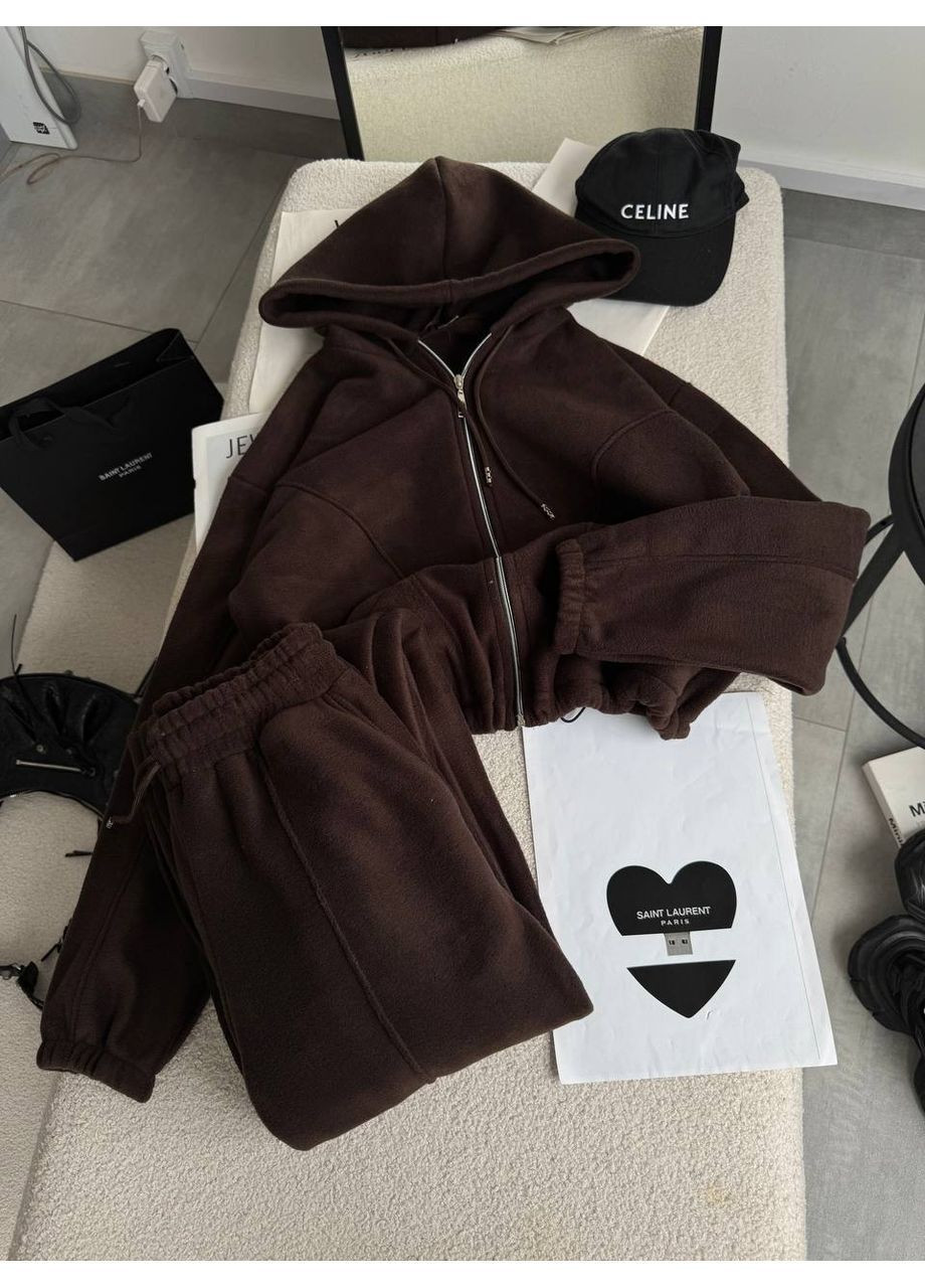 Женский костюм с худыми и широкими брюками No Brand (371141274)