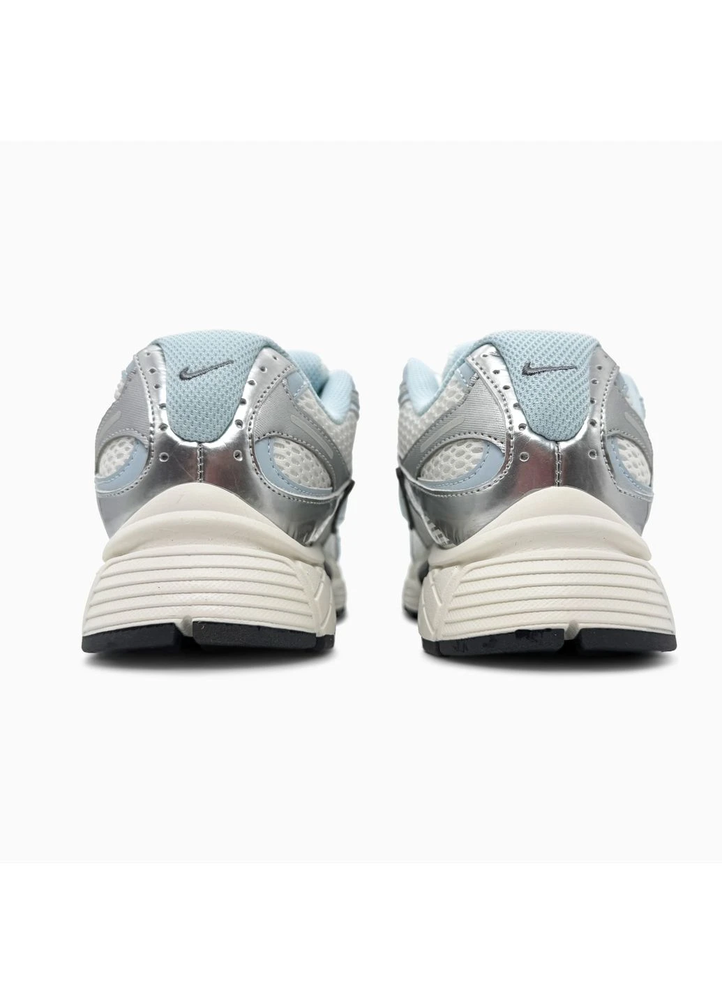 Кроссовки женские и мужские Nike Zoom Vomero 5 RNR White Silver Sky Blue | Найк Зум Вомеро 5 белые демисезоны (375028374)