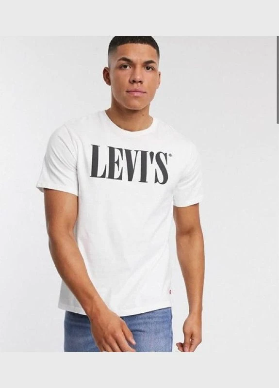 Белая мужская футболка levis No Brand