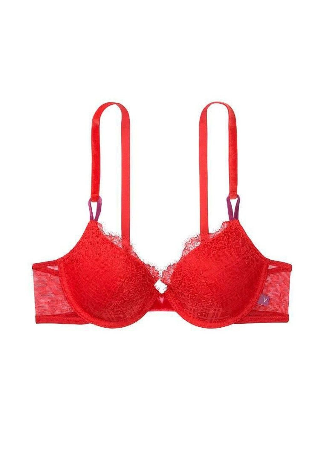 Червоний бюстгальтер без пуш-ап favorite t-shirt bra червоний 36c(80c) Victoria's Secret